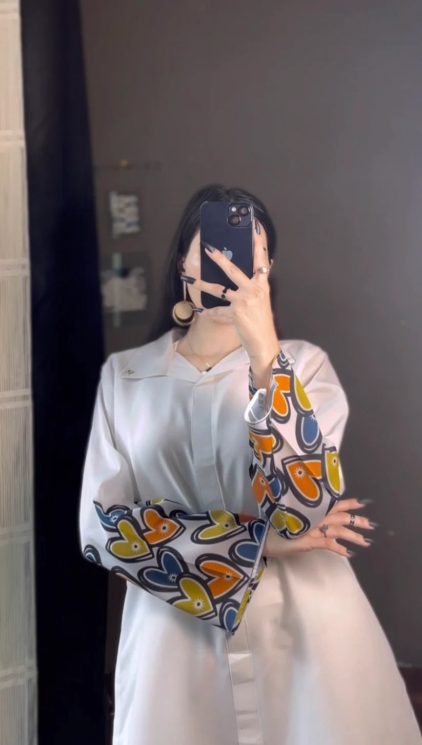 Floral Heart Embellished Co-ord Set